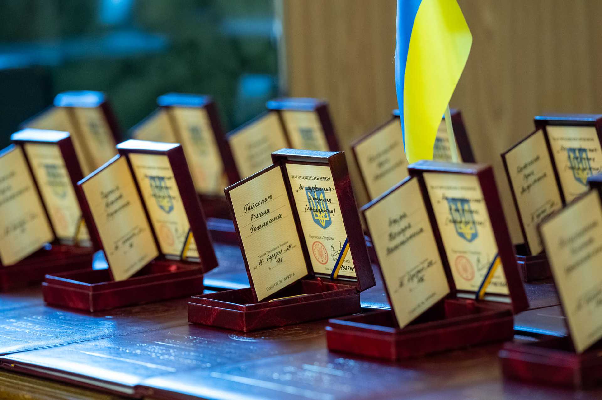 Шістнадцять воїнів-нацгвардійців зі Львівщини посмертно відзначили орденами «За мужність» ІІІ ступеня