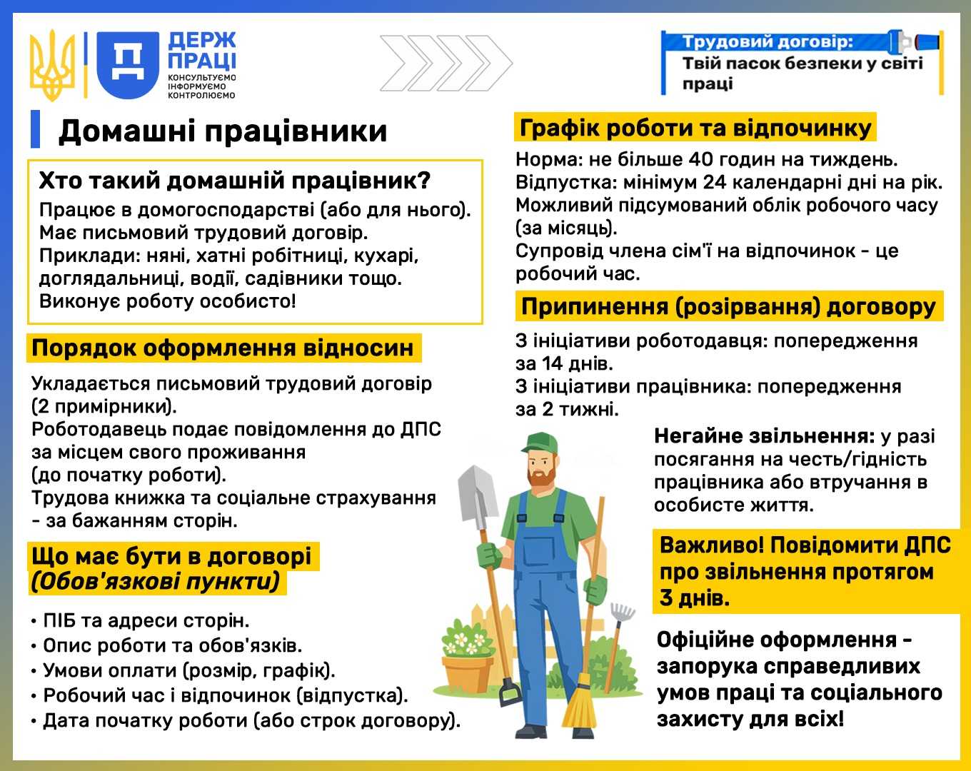 Домашні працівники: нові стандарти захисту та офіційні правила